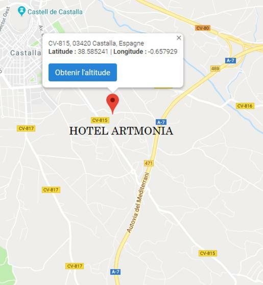 Artmonia Otel Castalla Dış mekan fotoğraf